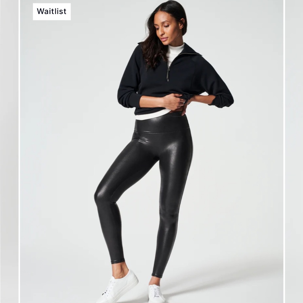 Spanx Faux Leather Leggings
